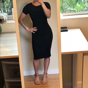 NWT Black Midi Dress